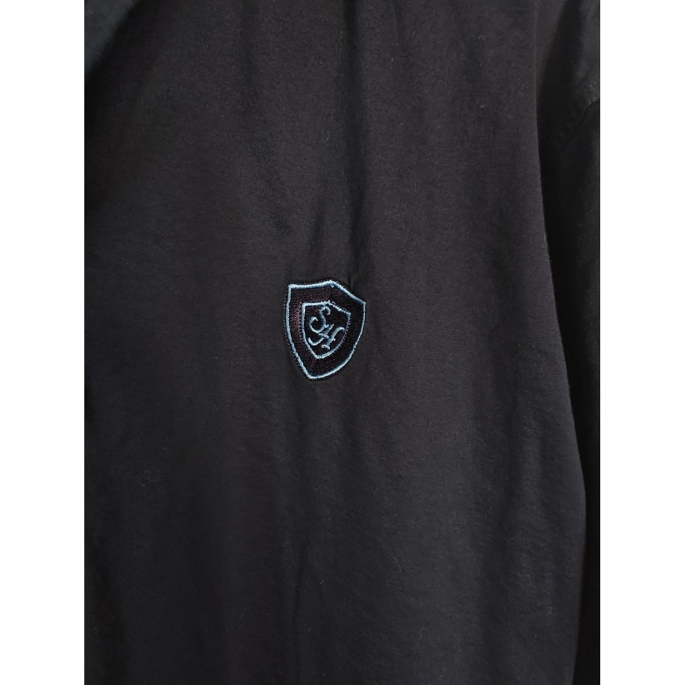 Marbas Polo Golf Short Short Sleeve Navy Blue Cotton Lexus Nevada‎ Celebrity L - Picture 6 of 10
